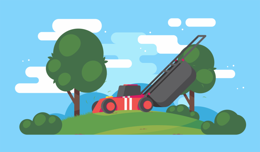 Lawn Mower Vector