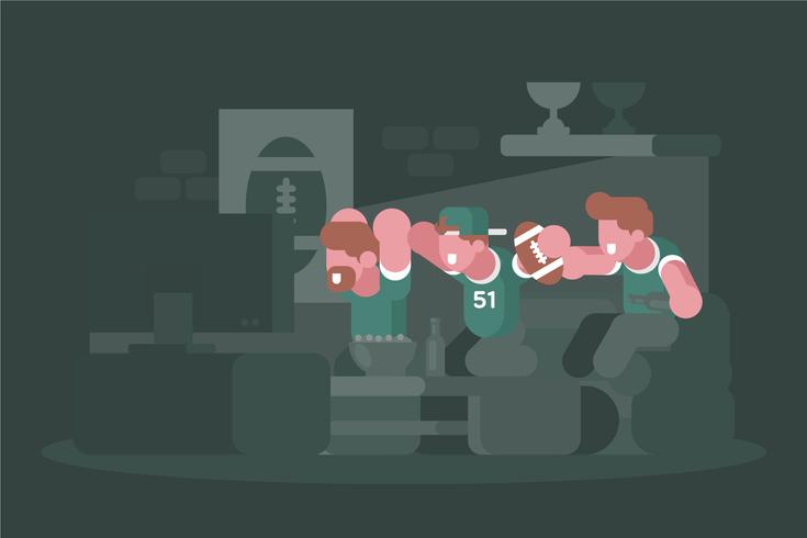 Football Party Illustration vector