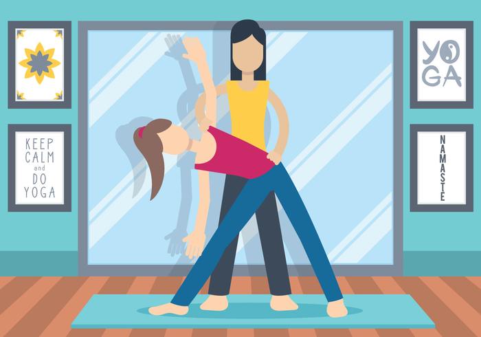 Yoga Instructor vector