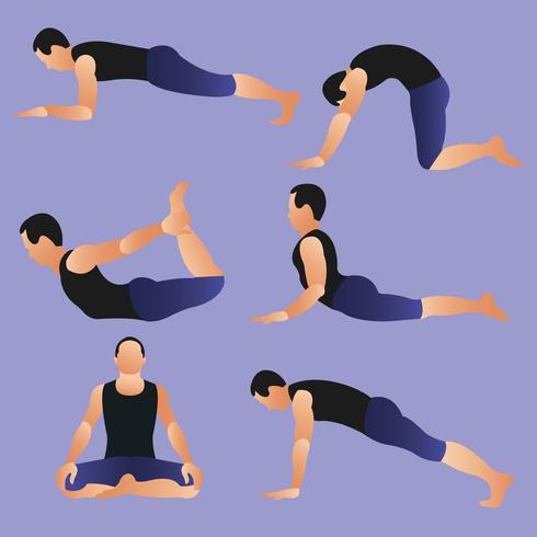 Yoga Movement vector