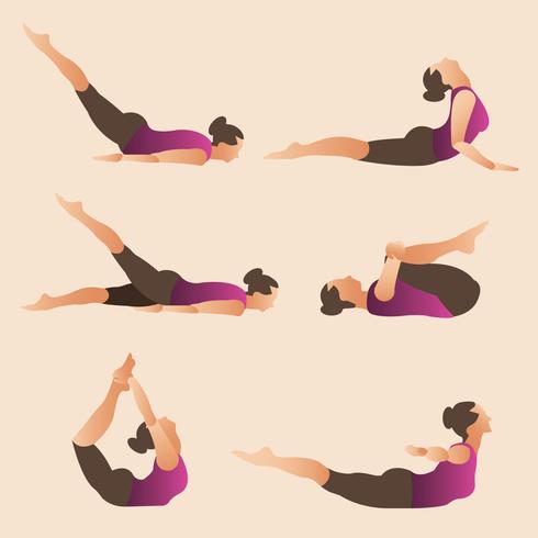 Yoga Practice vector