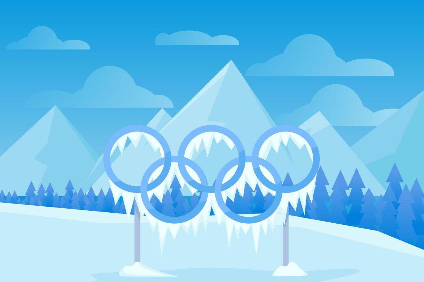 Iconic Winter Olympics Vectors