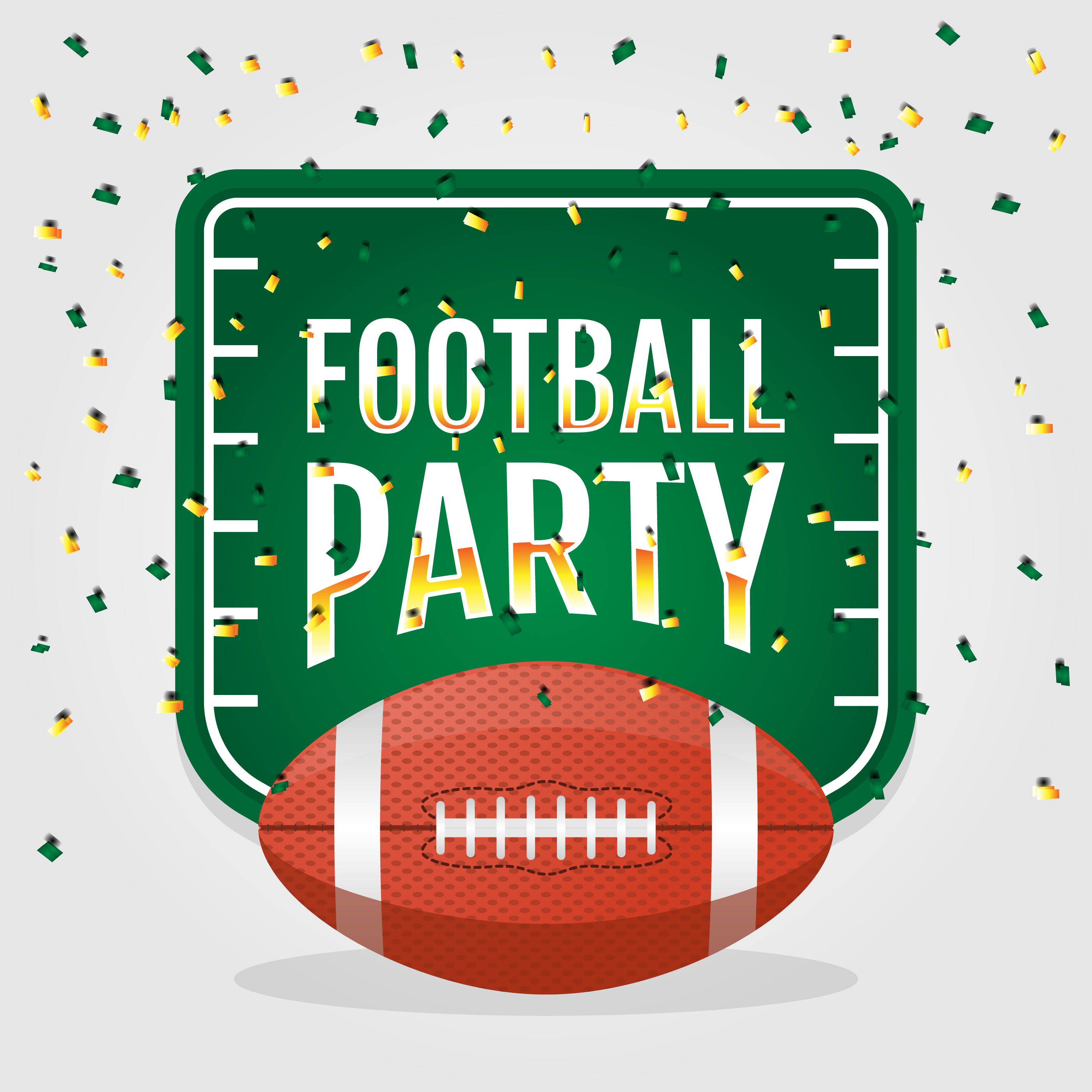 Fundo do convite da festa de futebol Download Vetores Gratis