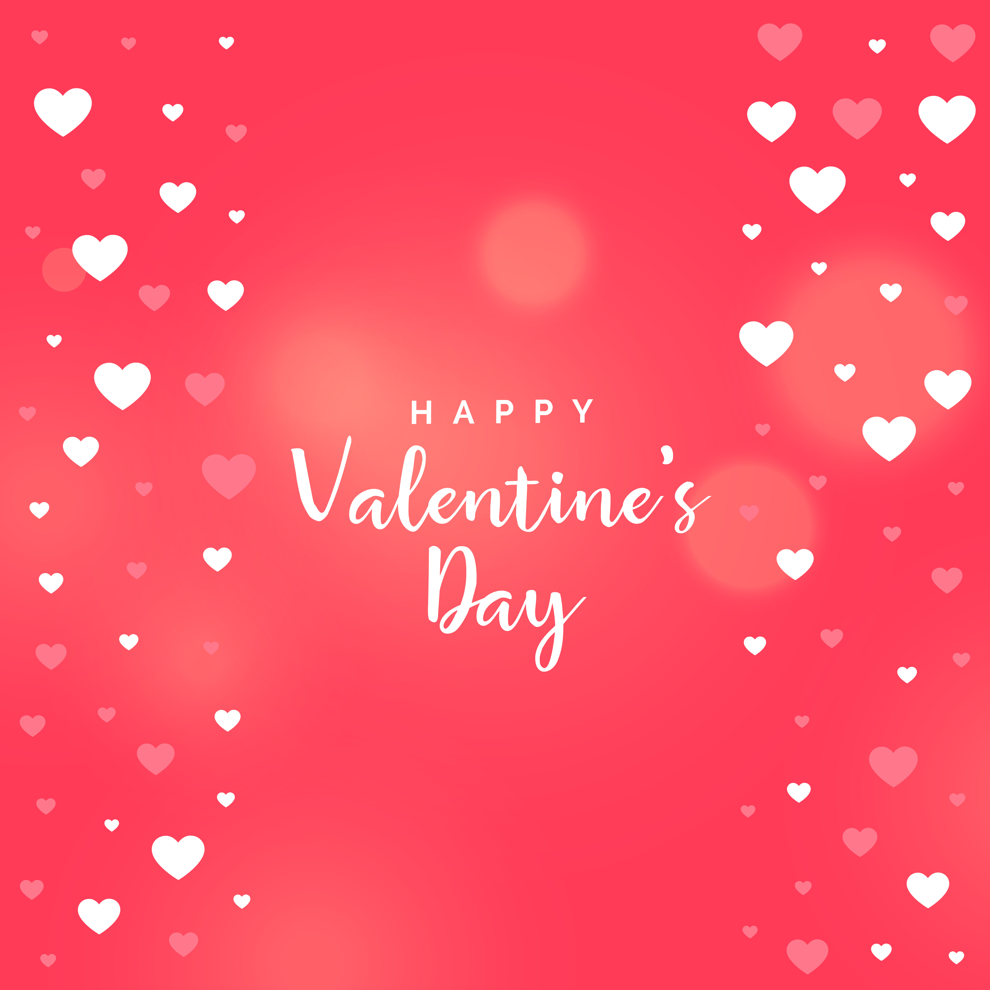 pink valentine's day heart vector background - Download Free Vector Art, Stock ...4000 x 4000