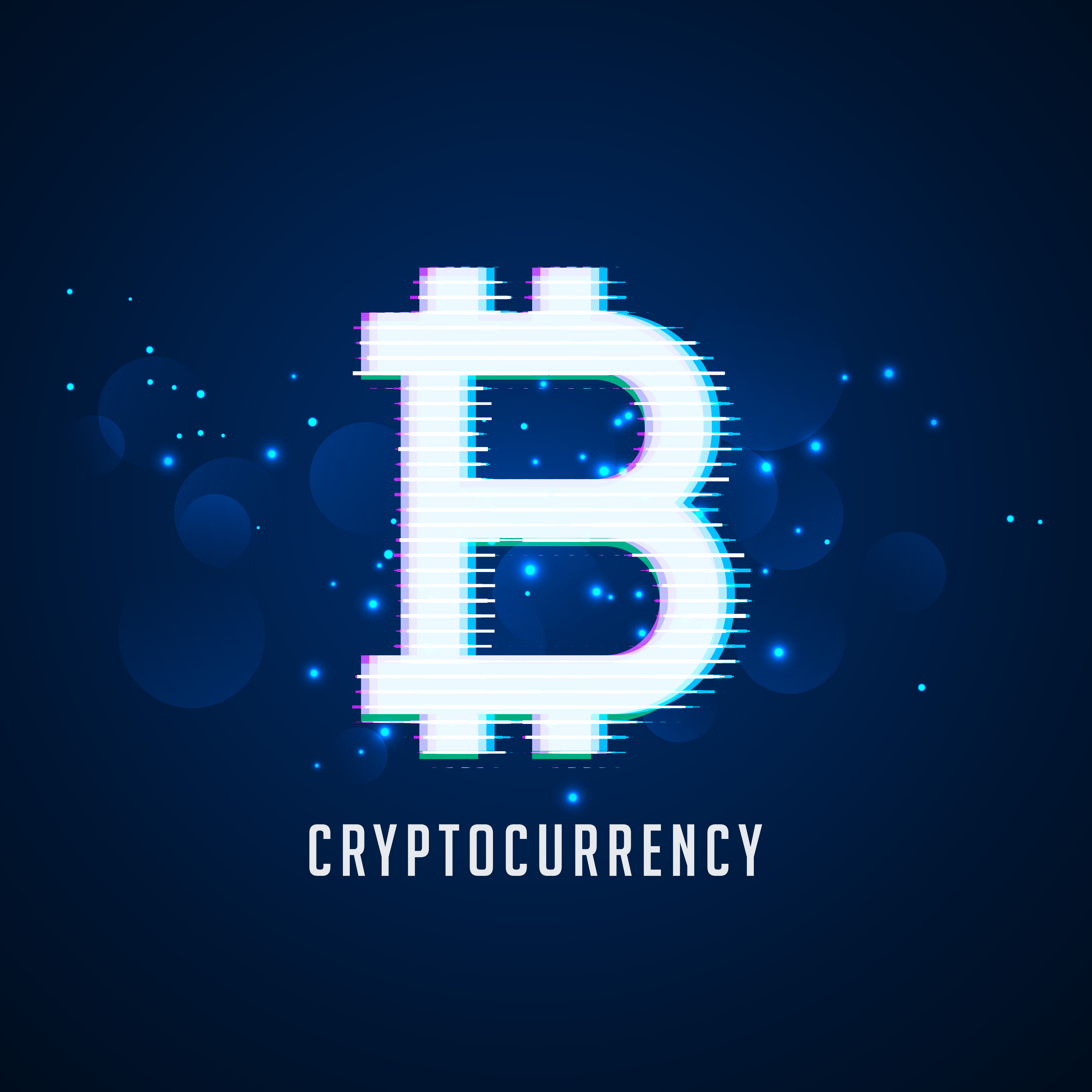 cryptocurrency digital bitcoins symbol technology ...