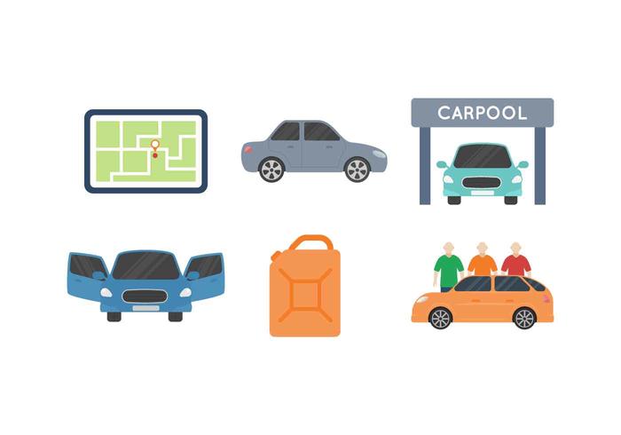 Free Unique Carpool Vectors