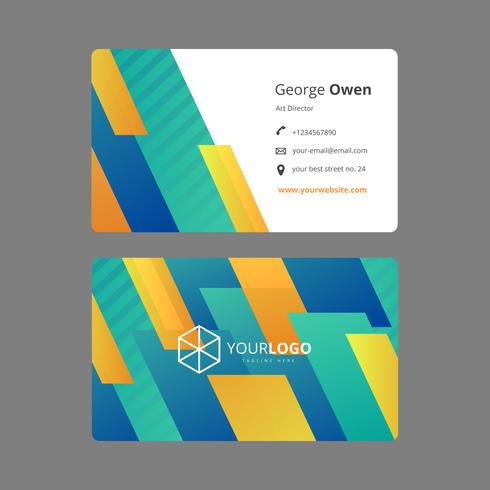Free Business Card Vector Template