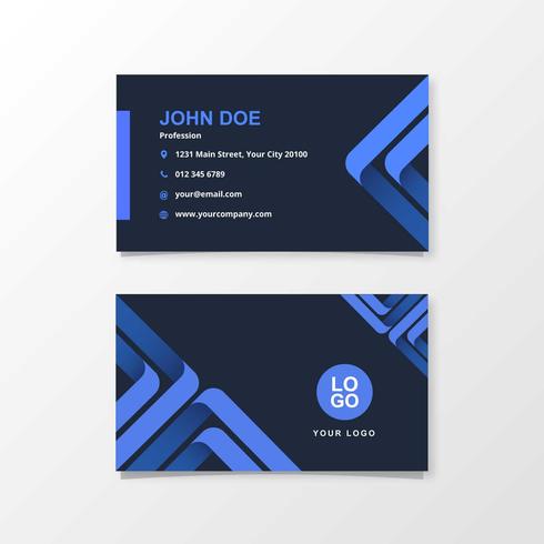 Modern Business Card vector