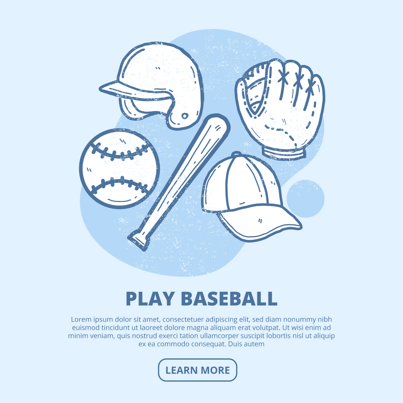 Download Vintage Baseball Vector Illustration - Download Free ...