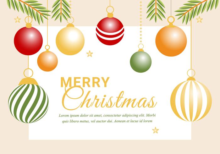 Free Flat Design Vector Holiday Greeting