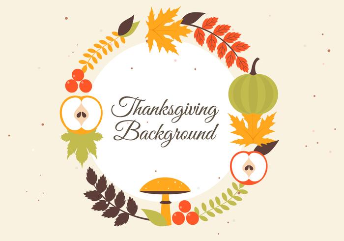 Free Thanksgiving Vector Background