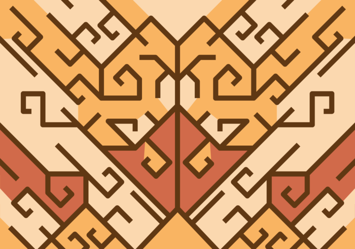 Dayak Pattern vector