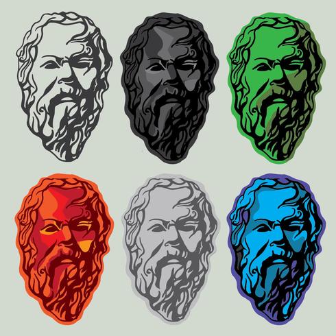 Socrates Line Art vector