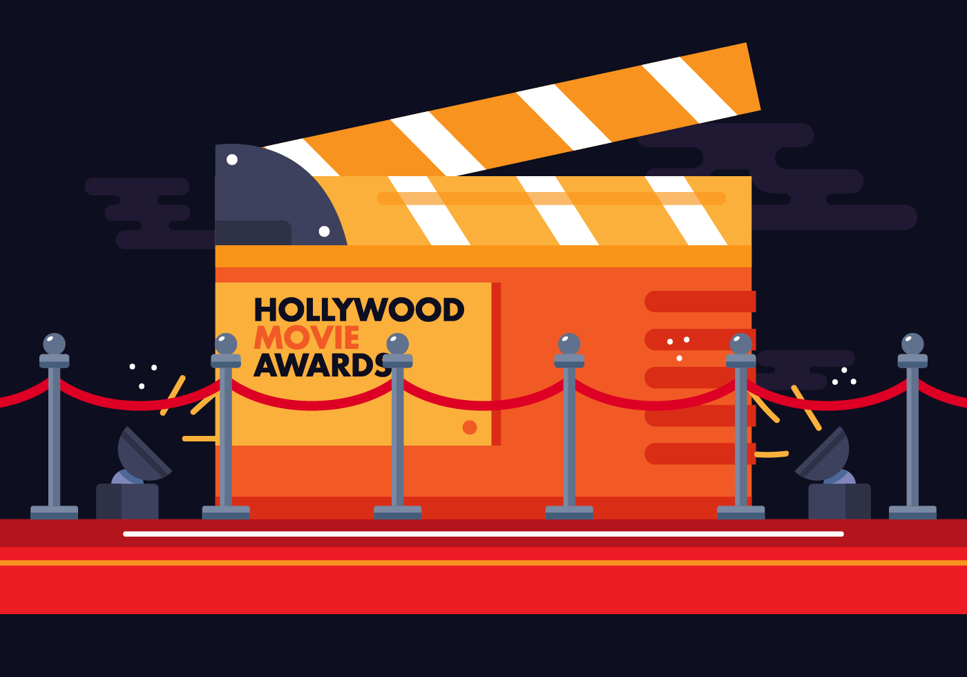 Hollywood Red Carpet Vector 180810 Vector Art at Vecteezy
