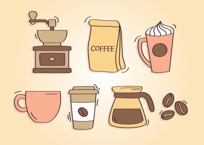 Hand Drawn Coffee Vector