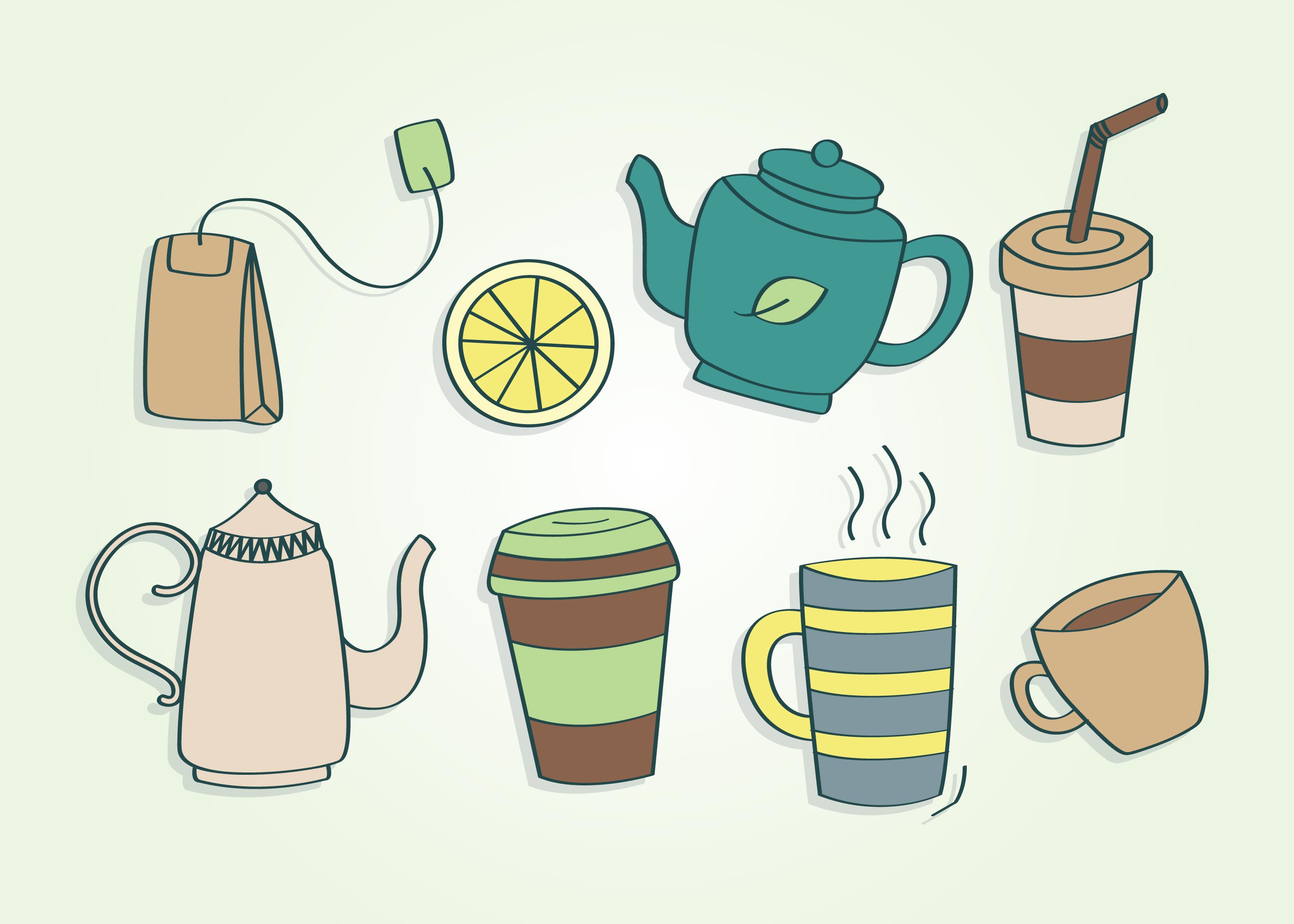 Cup And Saucer Clip Art - Royalty Free