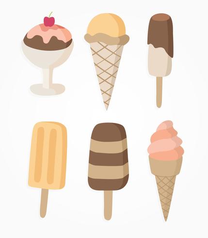 Vector de helado