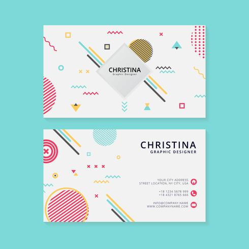 Business Card Vector Template