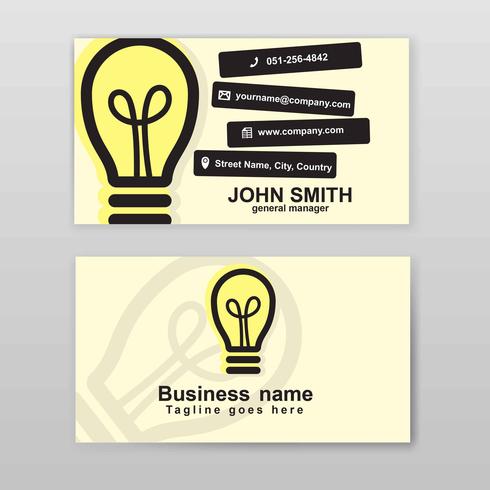 Graphic Design Business Card vector