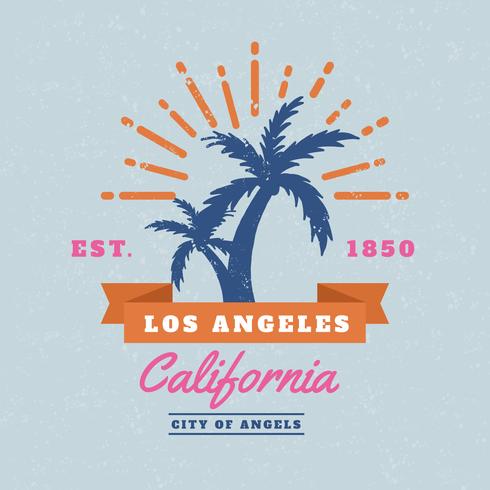 Los Angeles Vector Background 