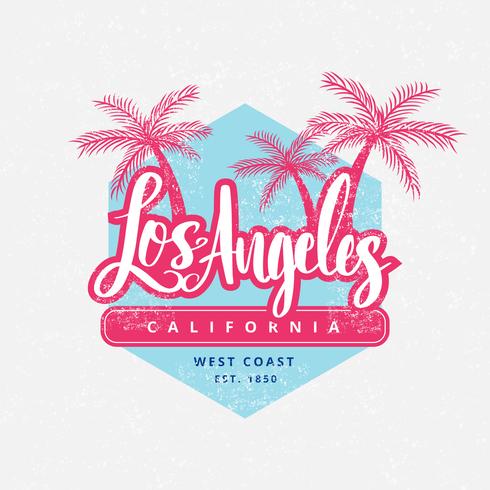 Vintage Los Angeles Vector