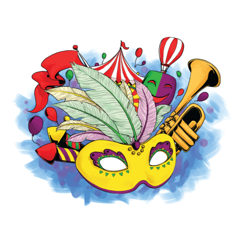 Rio Carnival Vector Illustration 180962 Vector Art at Vecteezy