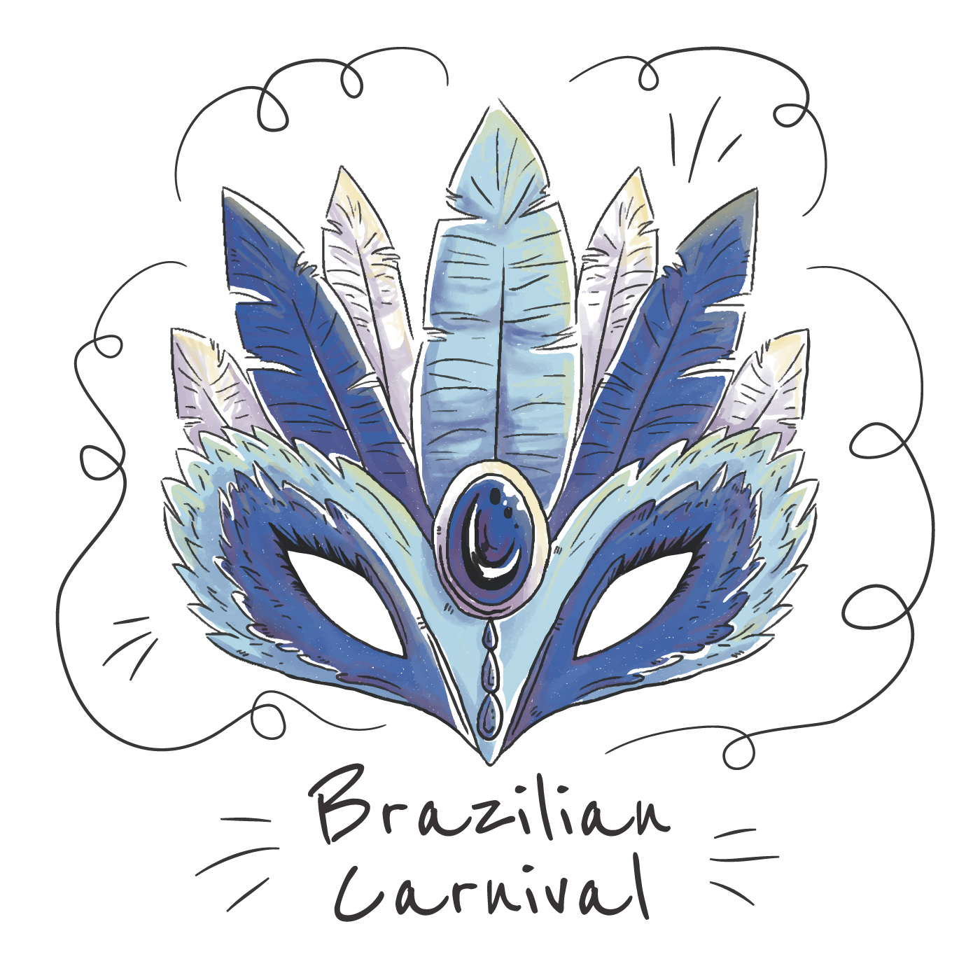 Cute Brazilian Carnival Mask Vector Art At Vecteezy Cute Brazilian Carnival Mask Vector Art At Vecteezy