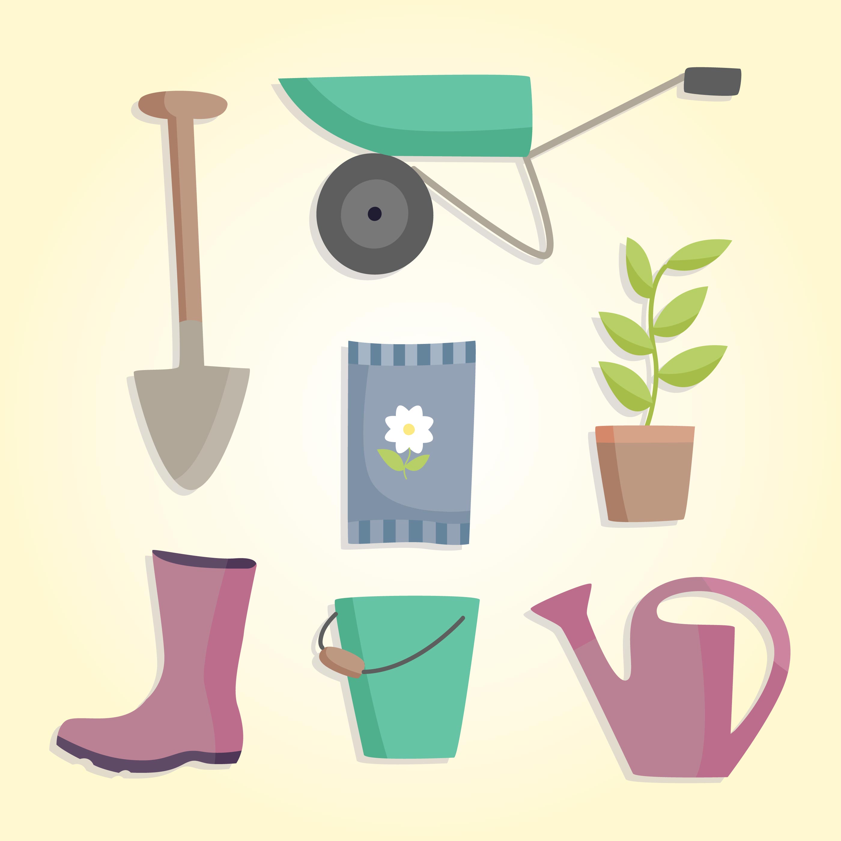 Download Gardening Tools Vector 181485 - Download Free Vectors ...