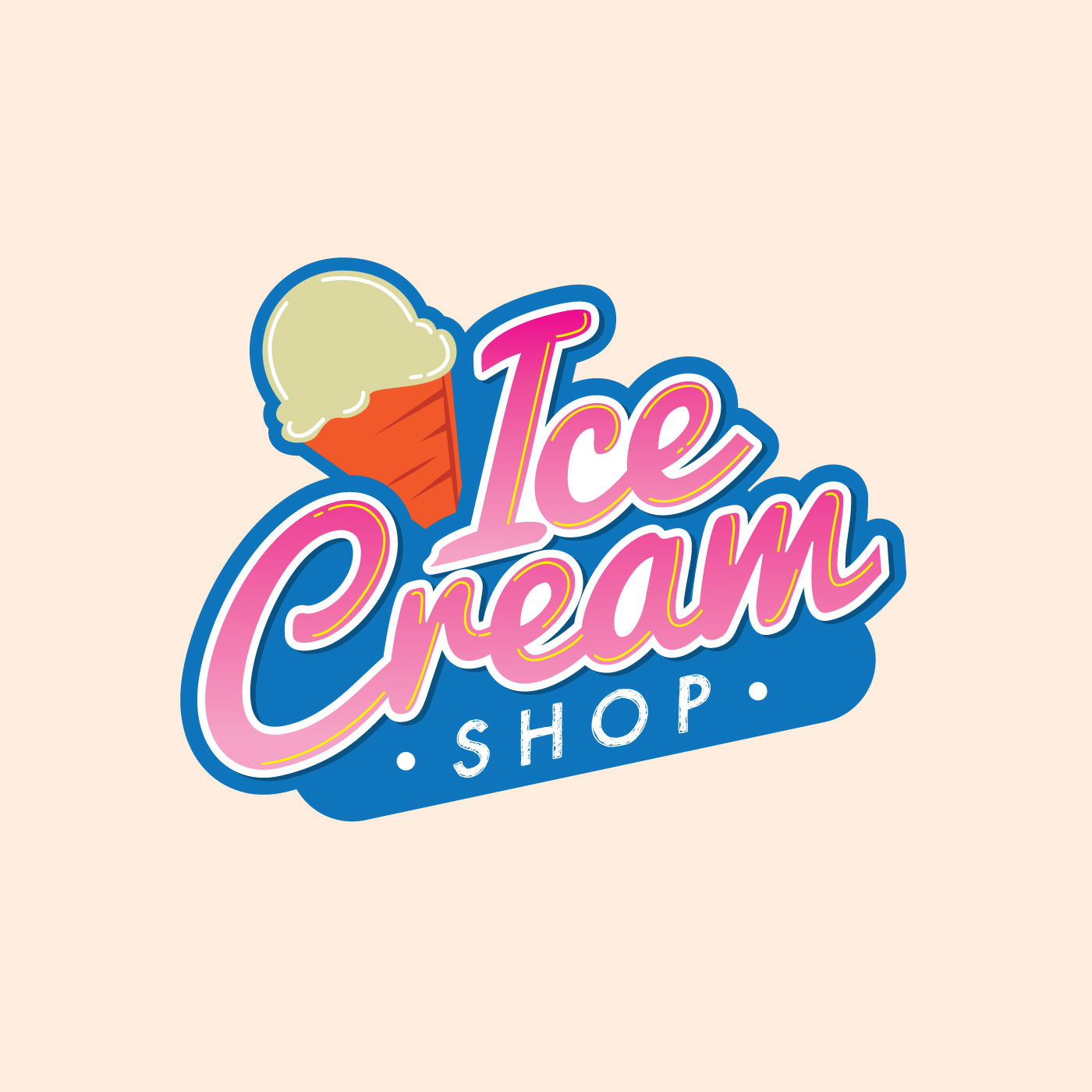 Ice Cream Shop Logo Ideas