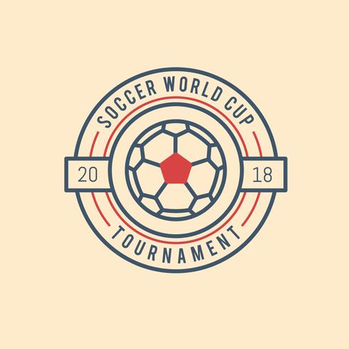 Vintage Soccer World Cup vector