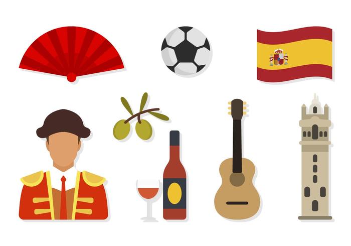 Flat Spain Vectors