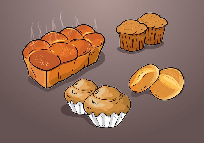 Pan de Brioche vector