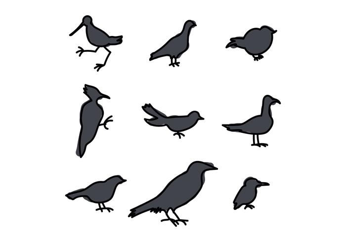 Download Silhouettes Of Birds - Download Free Vectors, Clipart ...