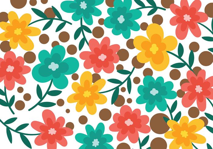 Ditsy Vector Background