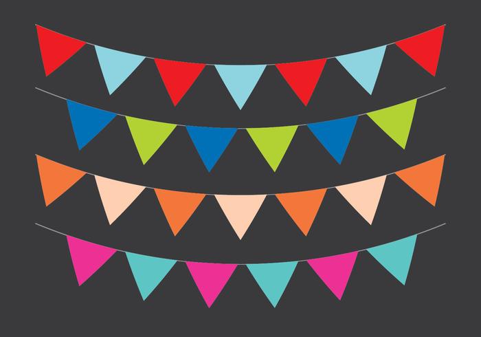 Party Flag vector