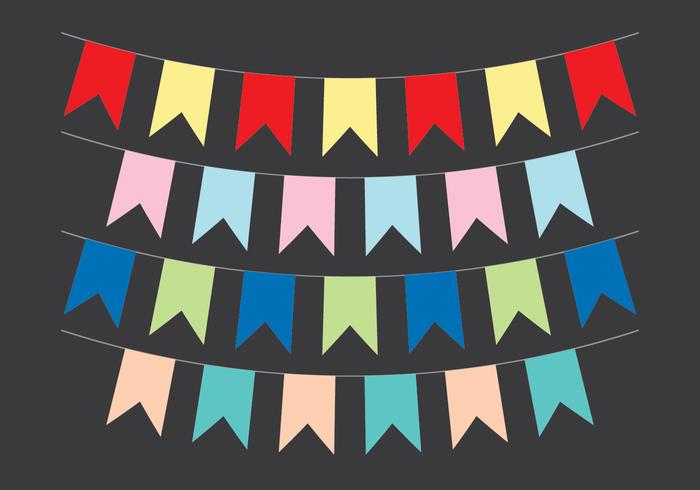 Party Flag vector