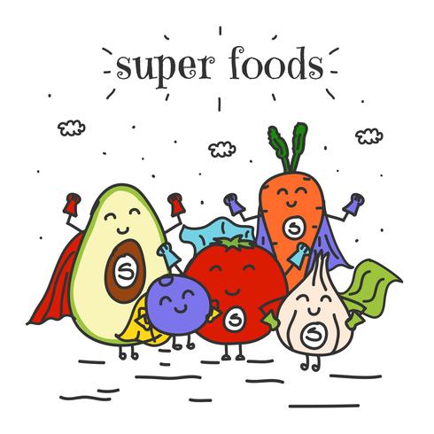 Super Foods Vector