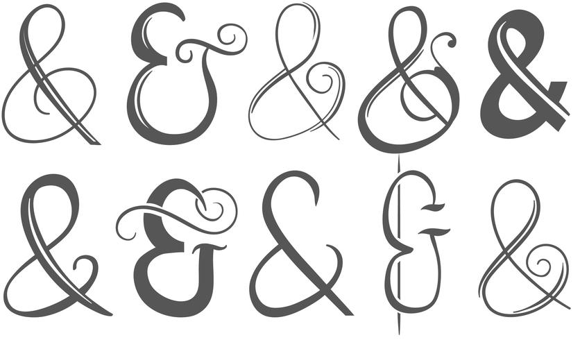 Ampersands Vectors