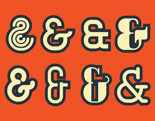 ampersand Vector Set