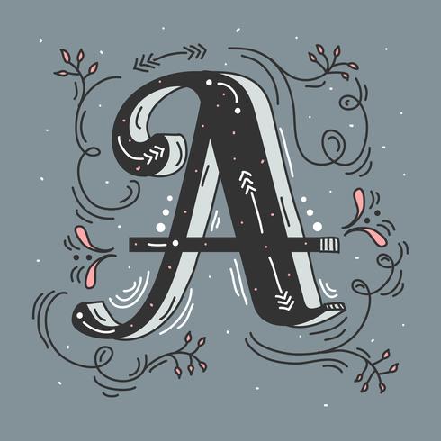 Letter A Vector Illustration