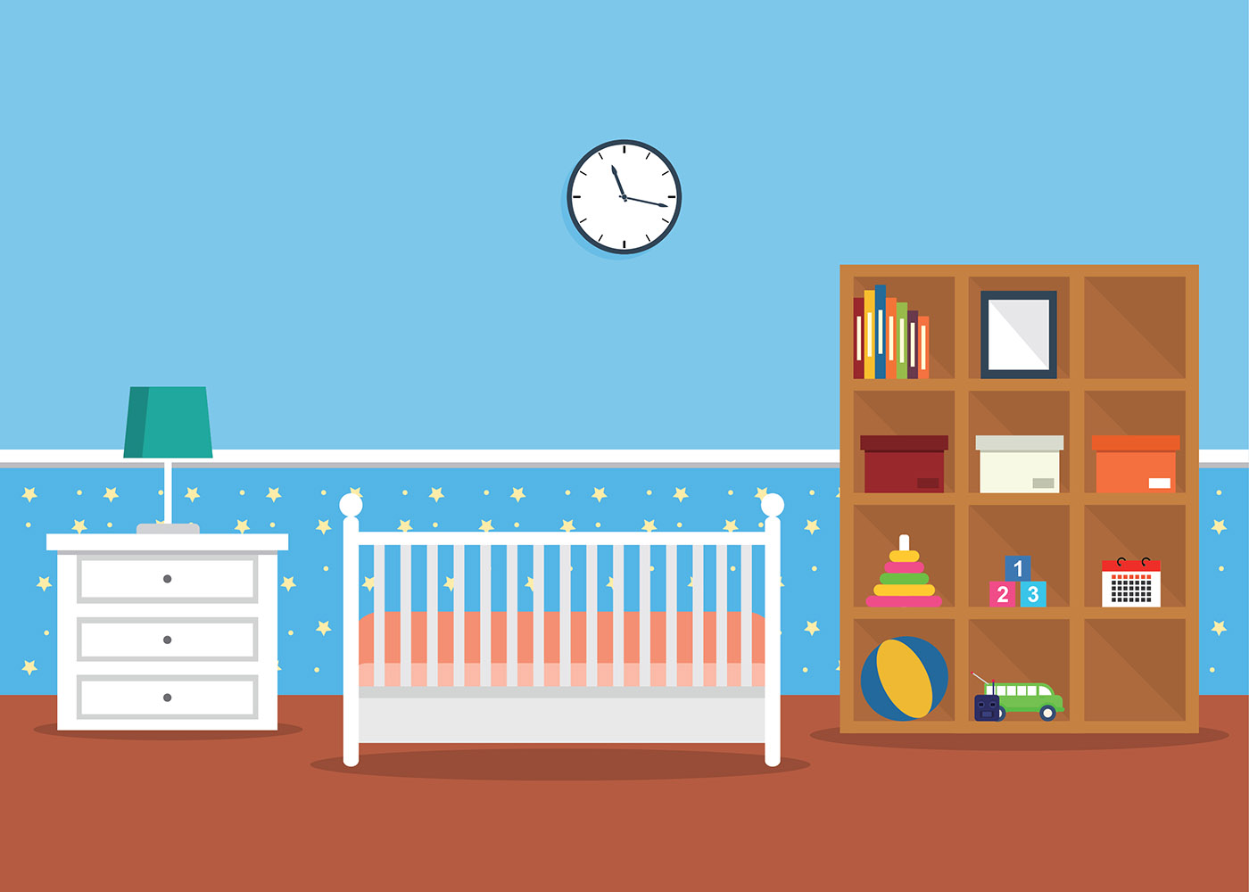 Kids Room Decor Vector 181873 Vector Art at Vecteezy