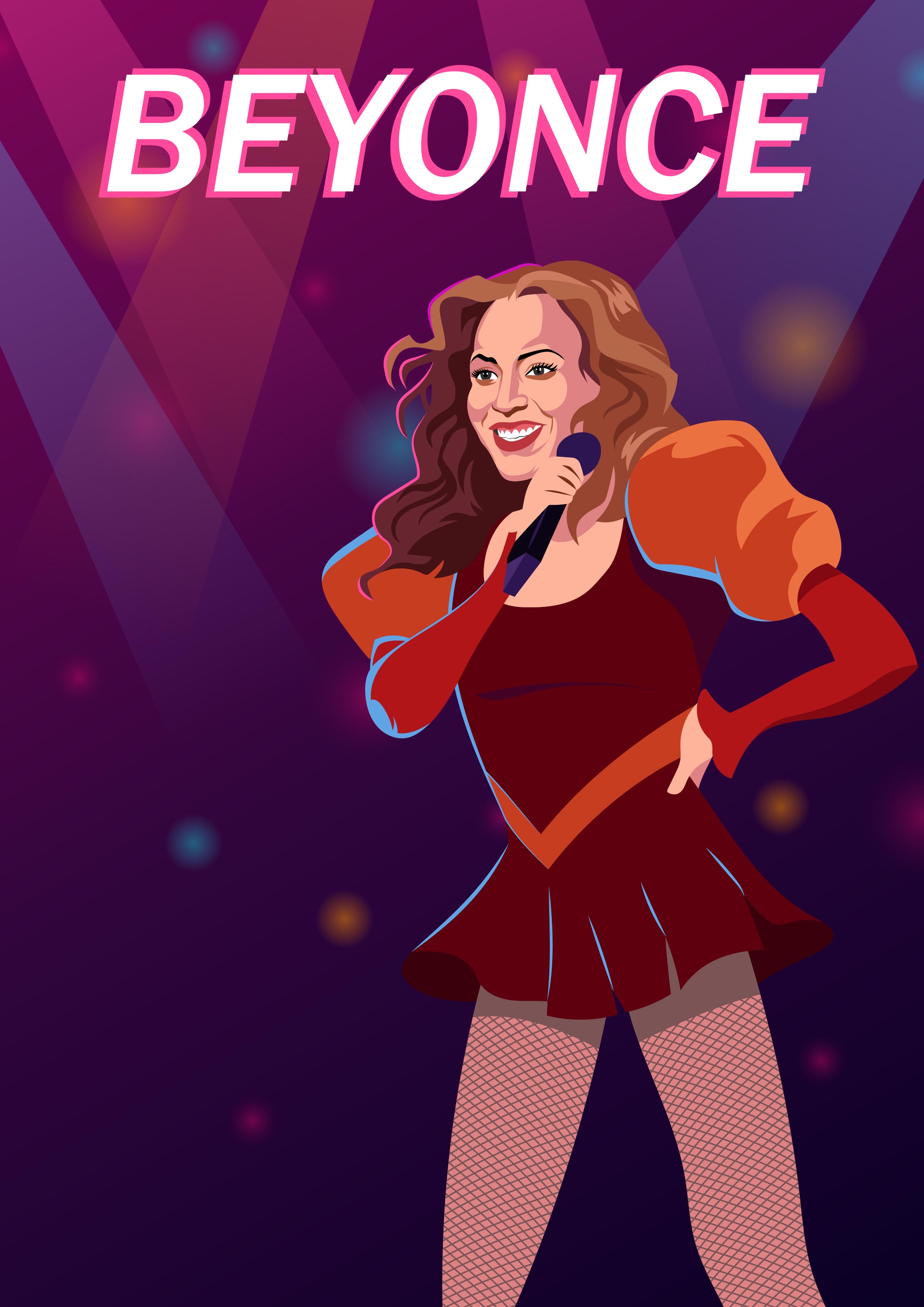 Beyonce Performance 181882 Vector Art at Vecteezy