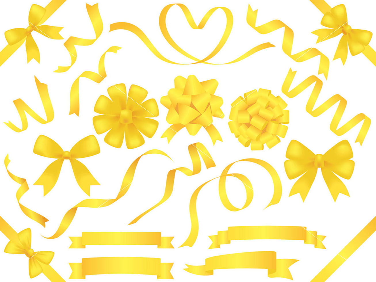 Yellow Ribbon Vector Art, Icons, and Graphics for Free Download