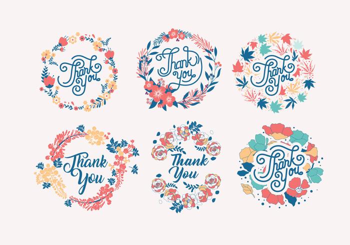 Thank You Typography Vol 3 Vector