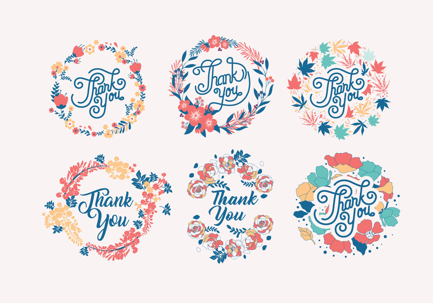 Thank You Typography Vol 3 Vector 182398 Vector Art at Vecteezy