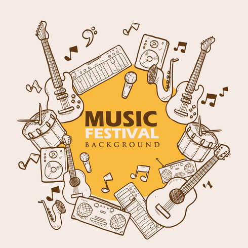 Music Festival Background 182420 Vector Art at Vecteezy