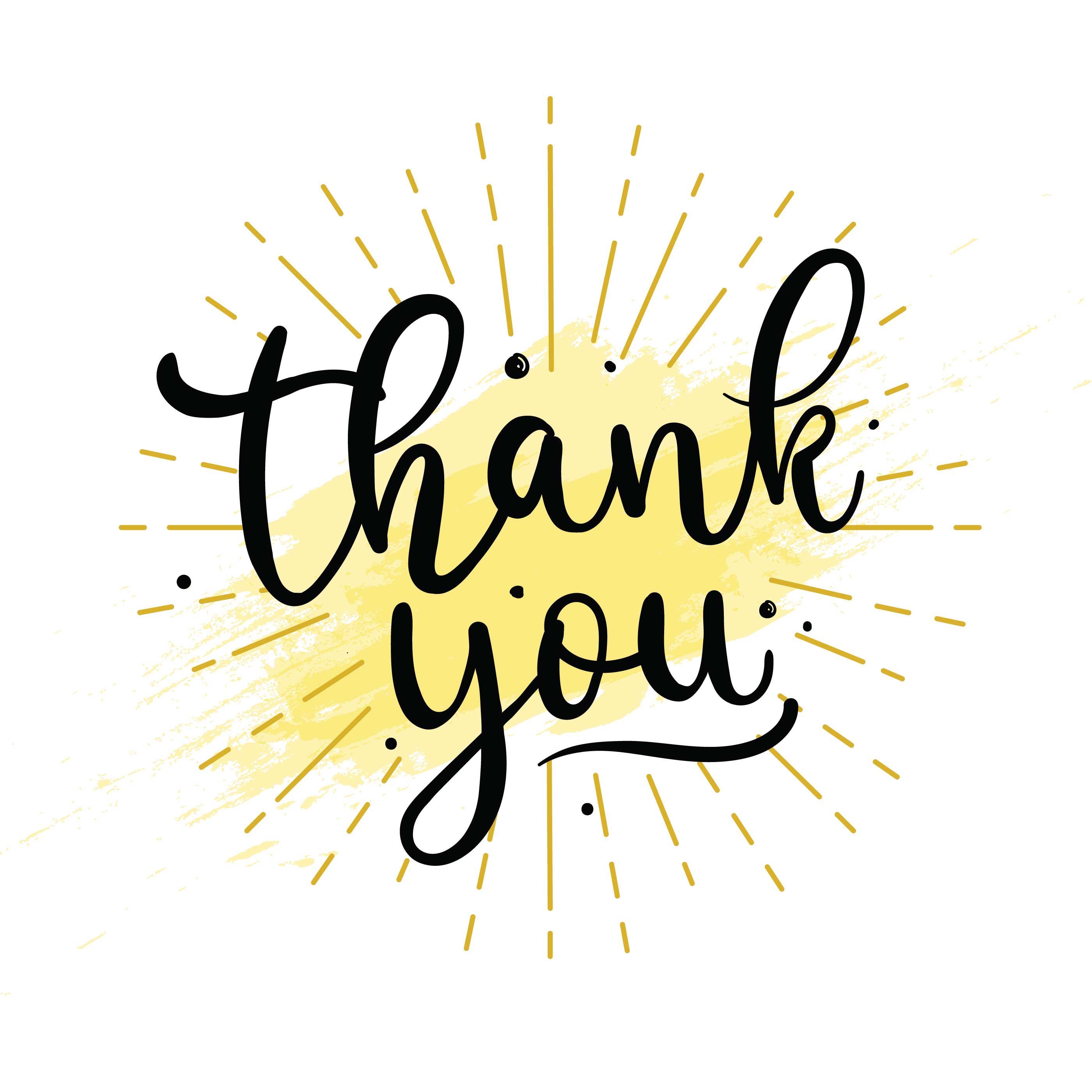 Thank You Lettering Typography 182452 Vector Art At Vecteezy