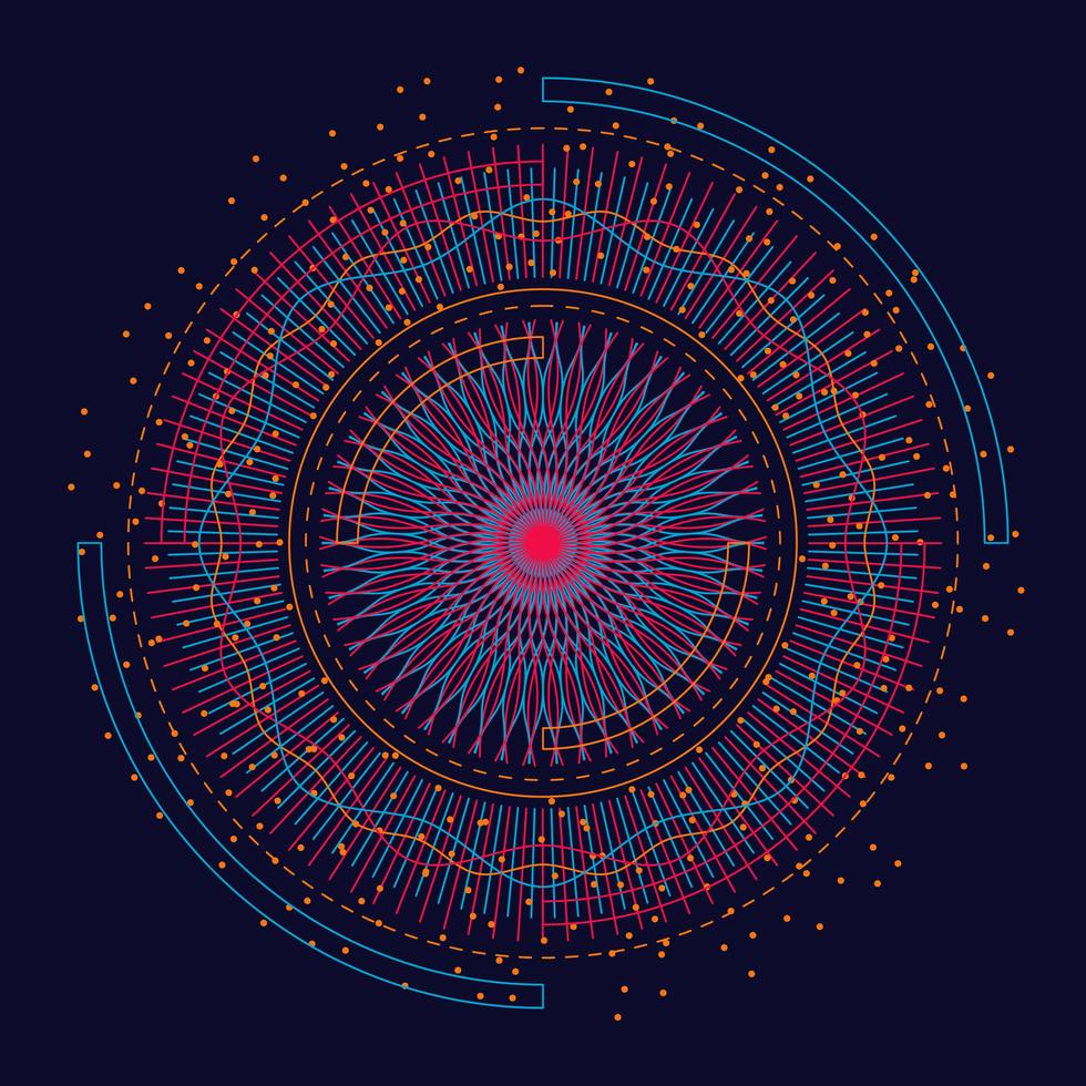 Big Data Fractal Element Visualization 182475 Vector Art at Vecteezy