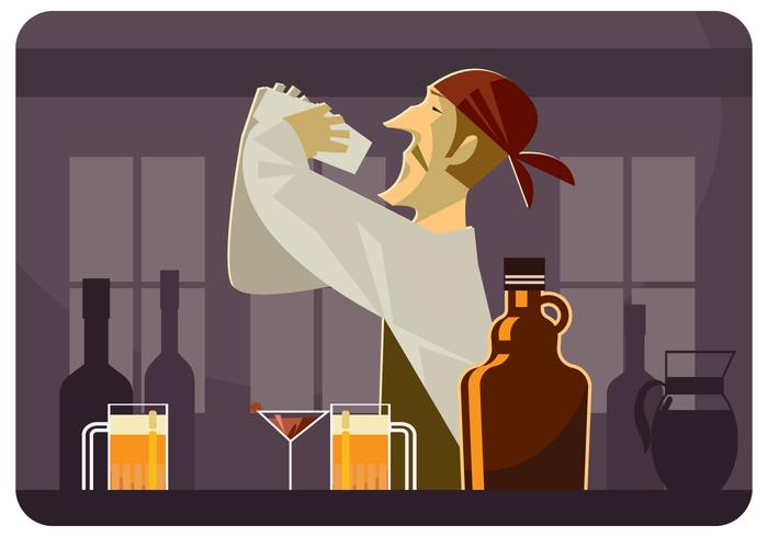 Bartender Vector