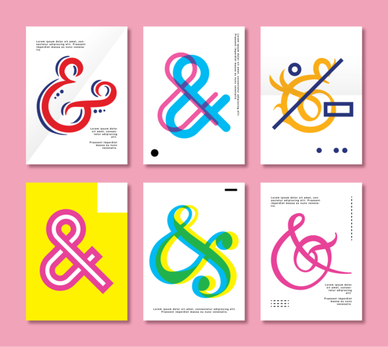 Ampersand Póster vector